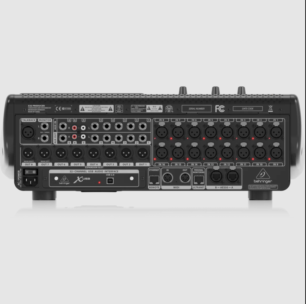Behringer X32 Producer — 40-канальный цифровой микшер