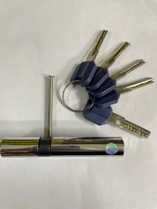 Личина со смещением 100(35-65мм) ПУНТО ключ-ключ хром