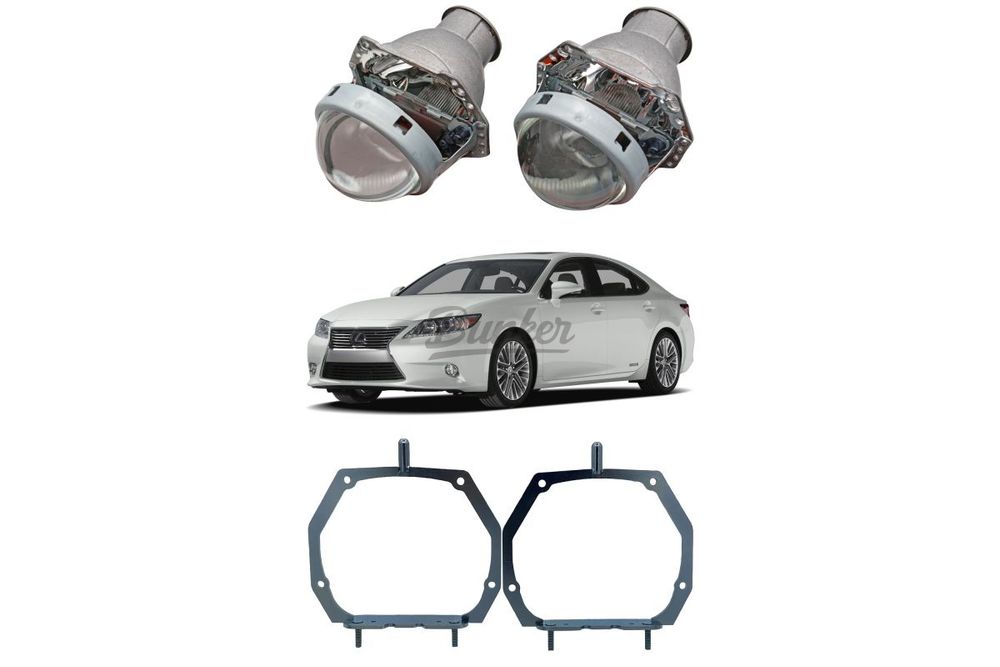 Готовый комплект для замены штатных линз с AFS Lexus ES VI дорестайлинг 2012-2015