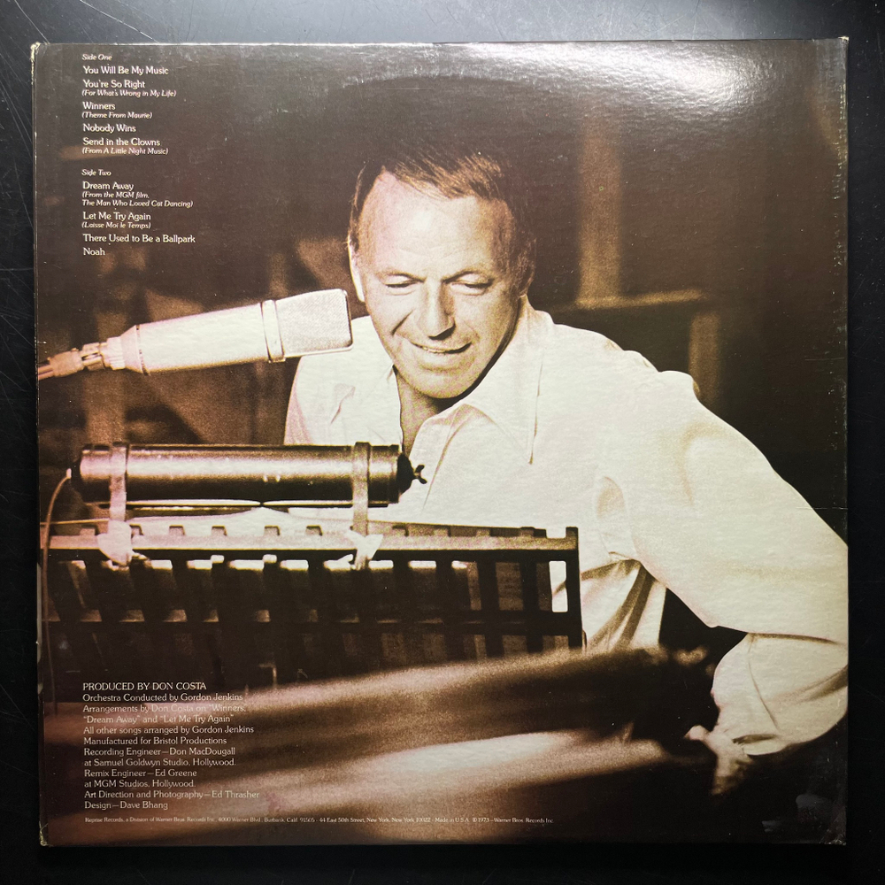 Frank Sinatra - Ol' Blue Eyes Is Back (США 1973г.)