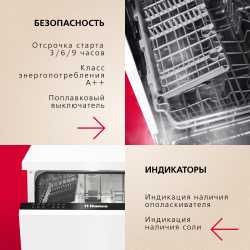Встраиваемая посудомоечная машина Hansa ZIM476H