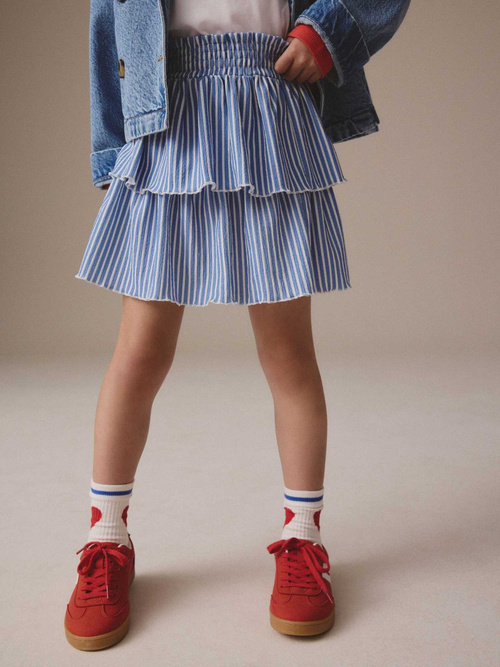 Юбка для девочки Next AY3-437, Синий, Белый