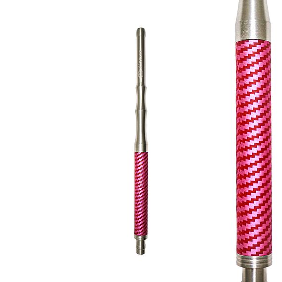 Caesar aluminium carbon мундштук - 29 cm - Red