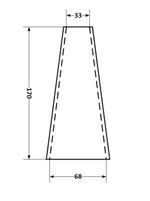 Конус для пряжи картонный 10 штук