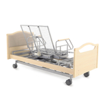 Кровать электрическая Med-Mos DB-2B с поворотным креслом в правую сторону (светлое дерево)