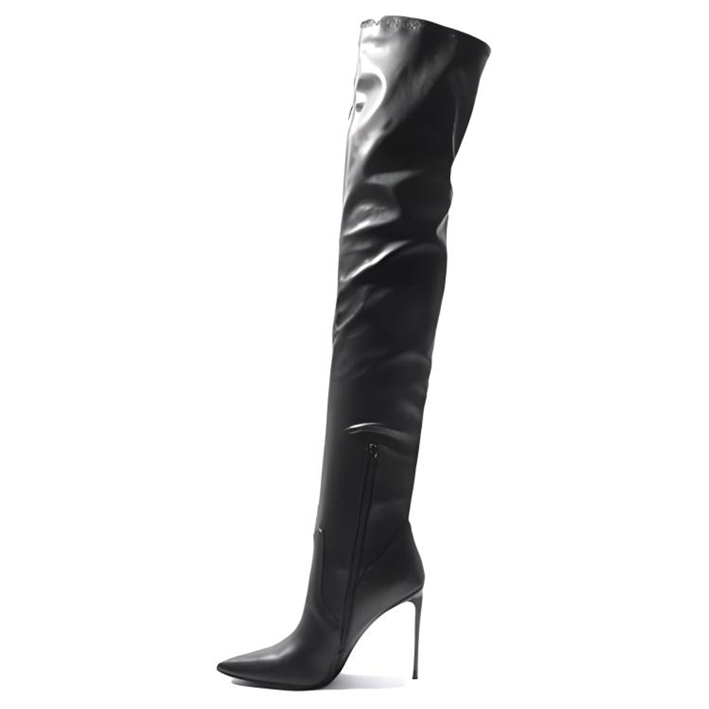 STEVE MADDEN Over the knee Boots 10.4cm Women"s Black