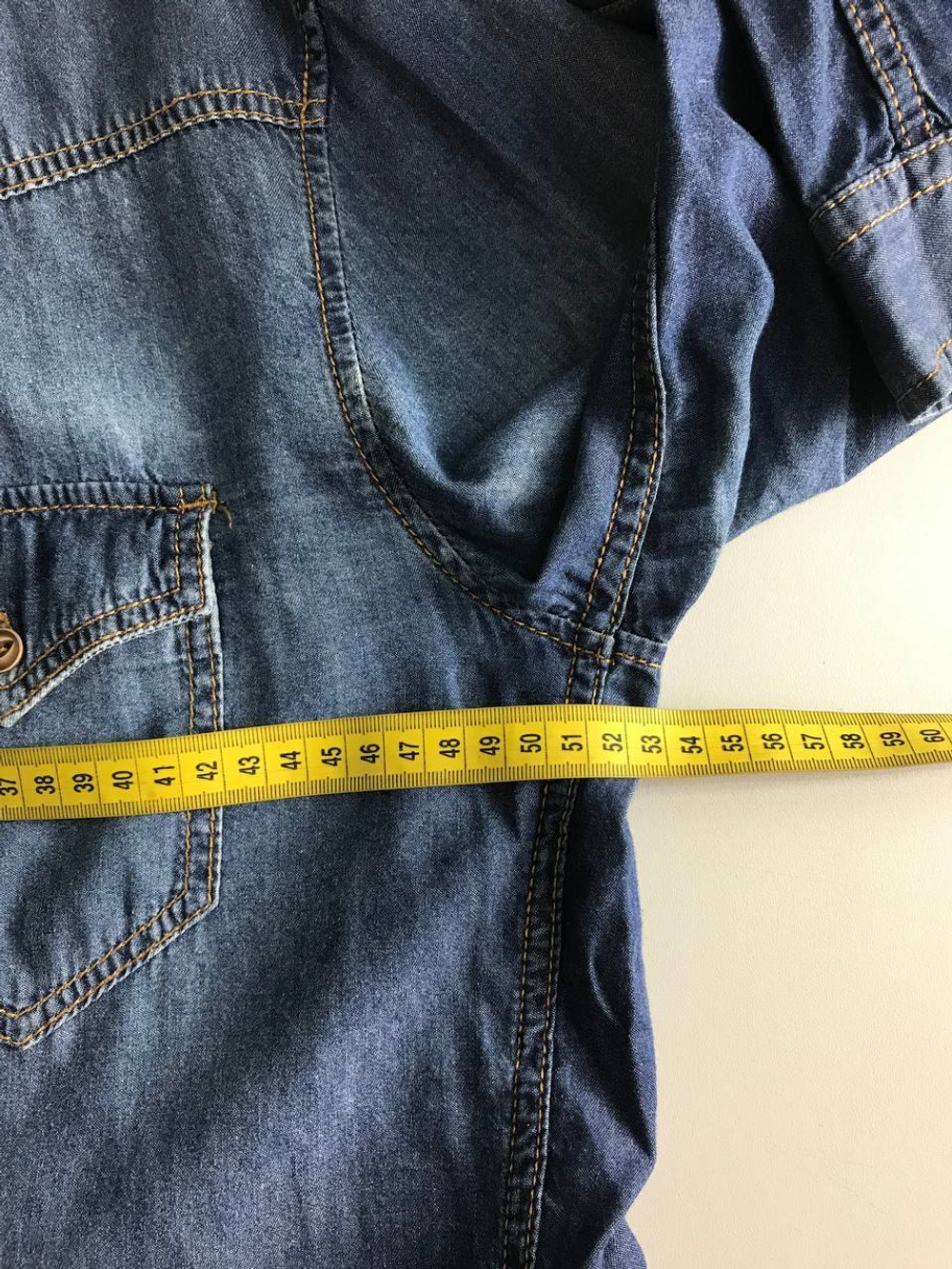 Рубашка Tom Tailor джинсовая, маркировка L, визуально 50 размер