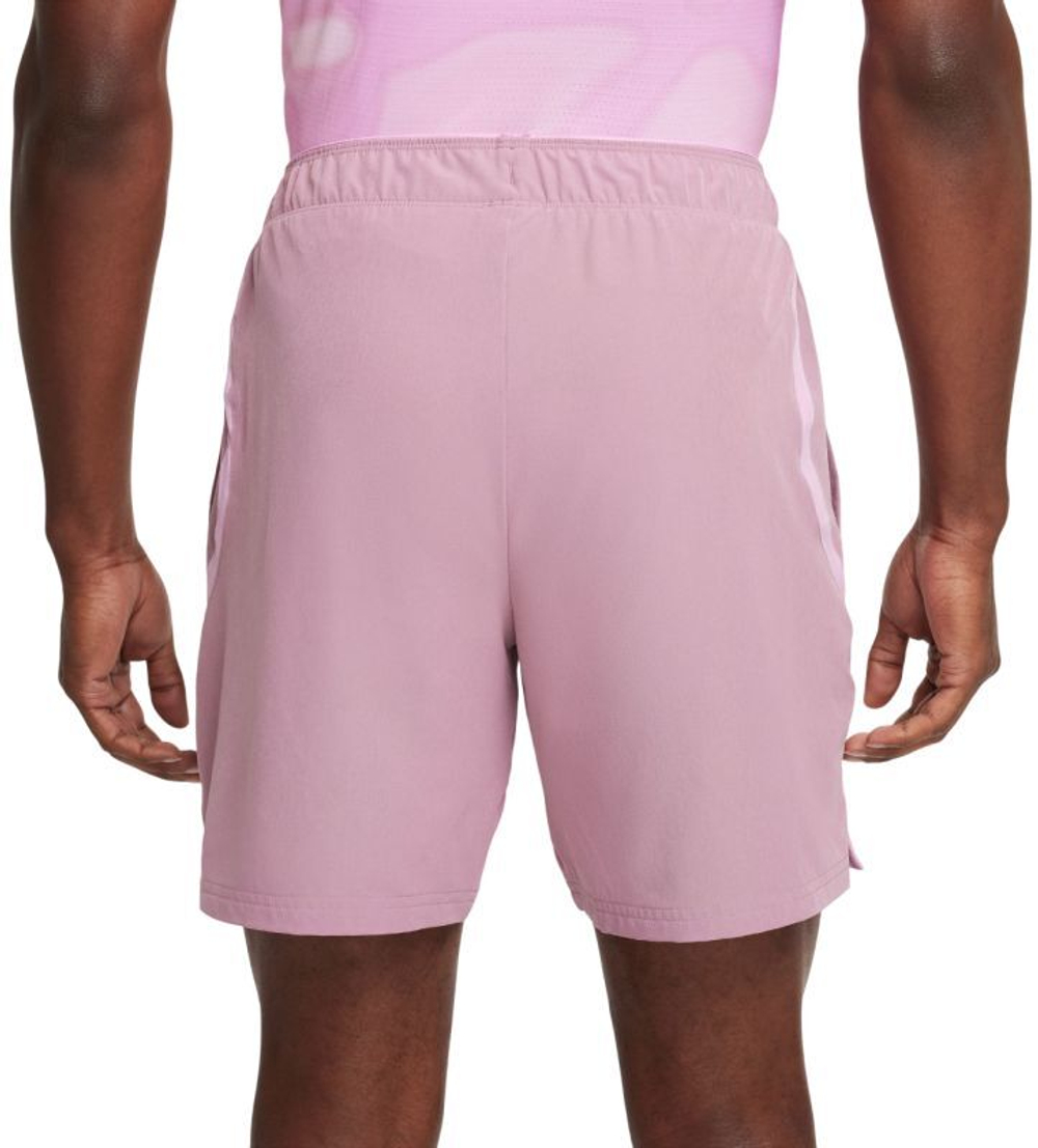 Мужские теннисные шорты Nike Court Dri-Fit Advantage 7" Tennis - Розовый