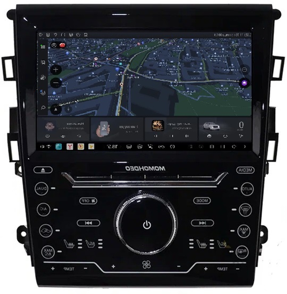 Магнитола для Ford Mondeo 5 2015-2018 - Carmedia SF-9205 QLed+2K, Android 13, UIS7870 (DUDU7), CarPlay, SIM-слот