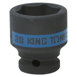 Головка торцевая ударная шестигранная 1/2&quot;, 28 мм KING TONY 453528M