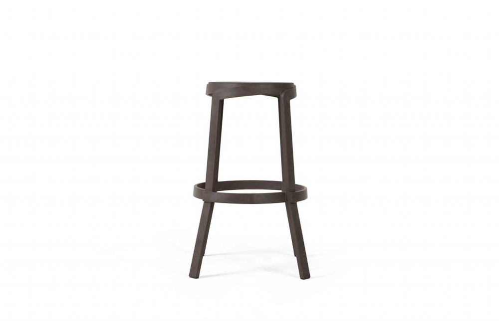 Табурет пластиковый барный Nardi Stack Maxi, терра