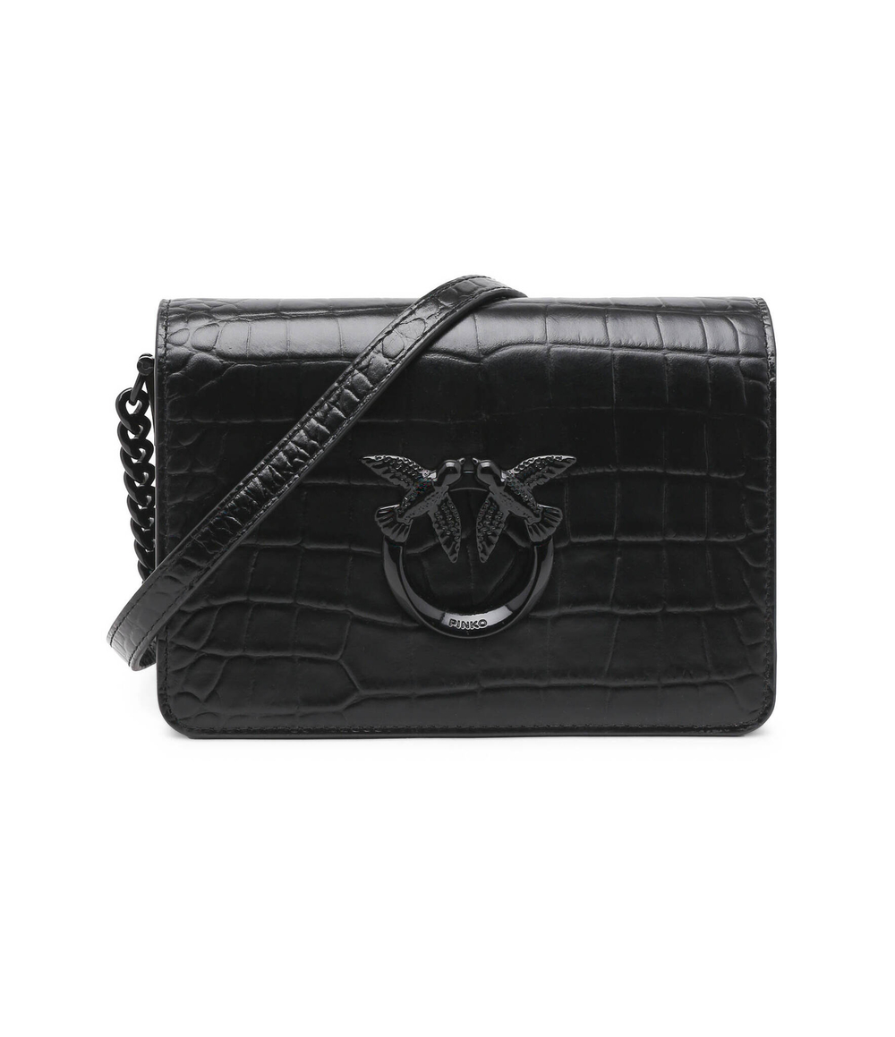 Кожаная сумка через плечо LOVE CLICK MINI Pinko - черный(100067 A1EP)