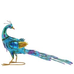 GAEM Фигура декоративная "Павлин", L69 W32 H40 см