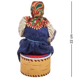 Народные промыслы RK-728/1 Кукла-шкатулка «Жили у бабуси...»