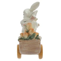 GAEM Фигурка декоративная "Зайцы", L12,5 W6 H13 см
