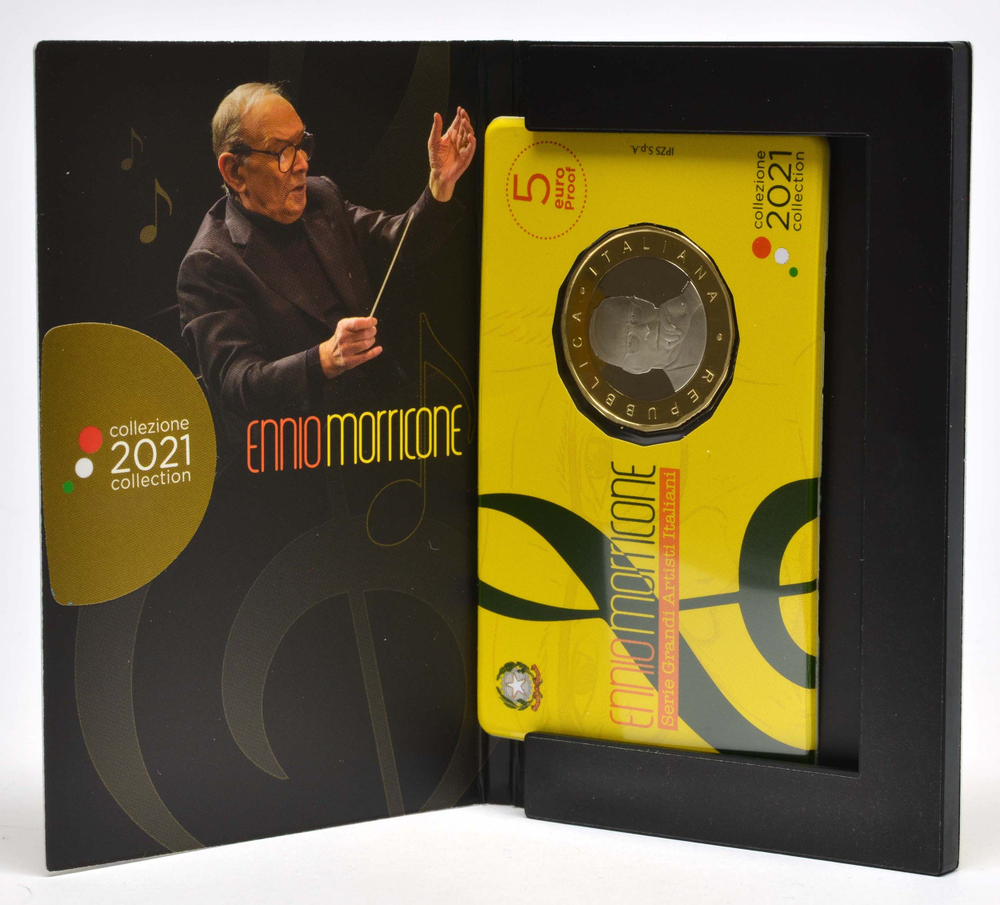 ИТАЛИЯ, 2021, 5 ЕВРО [БИМЕТАЛЛ]