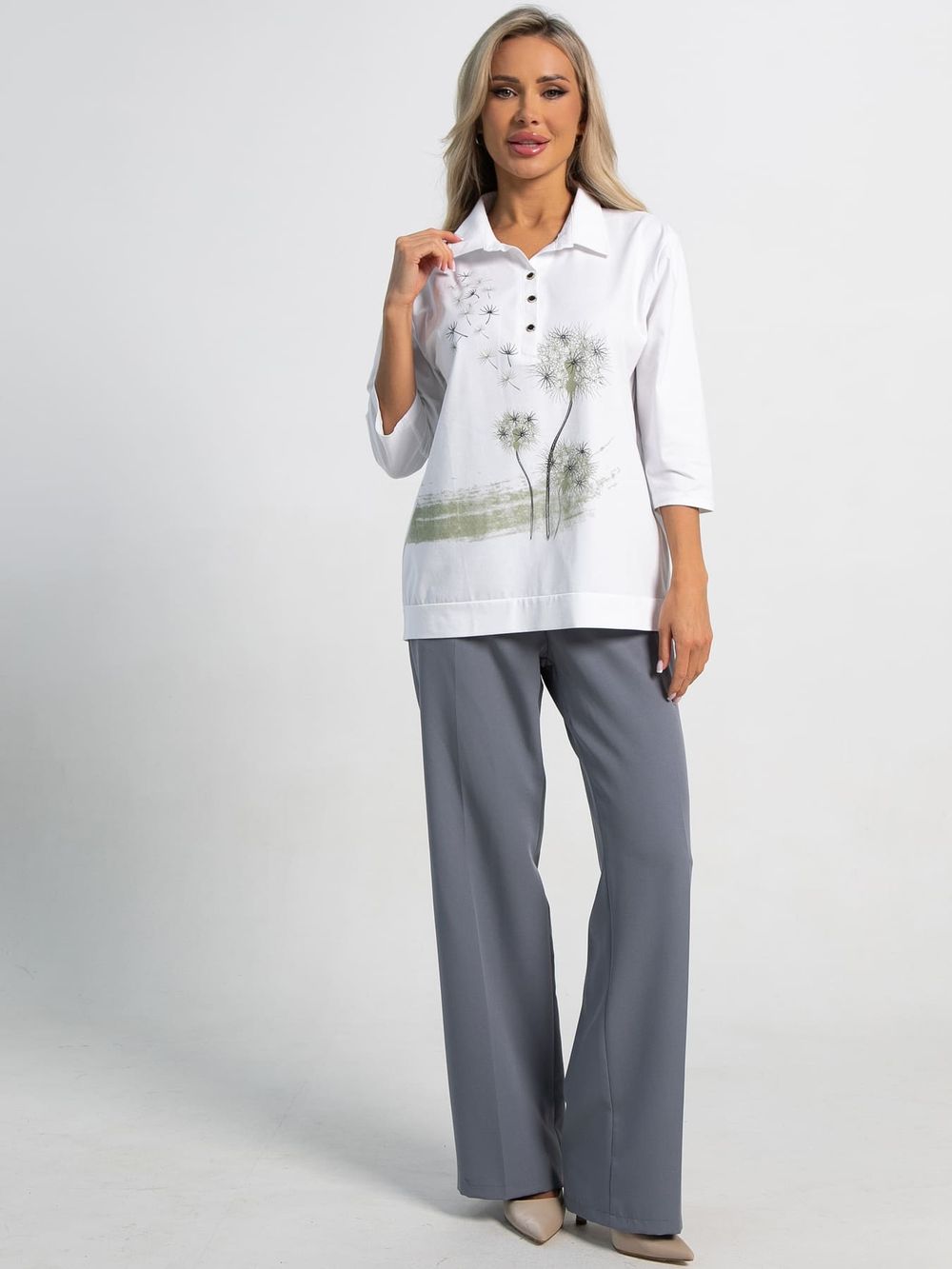 Блуза Сны луговых эльфов (белая) Б15288-18М LT Collection