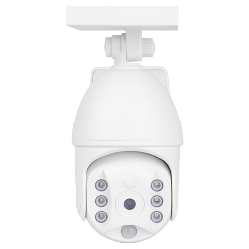 Светильник уличный ЭРА ERAFS012-10 на солнечной батарее настенный Камера с датчиком движения 6 LED | Садовые фасадные светильники