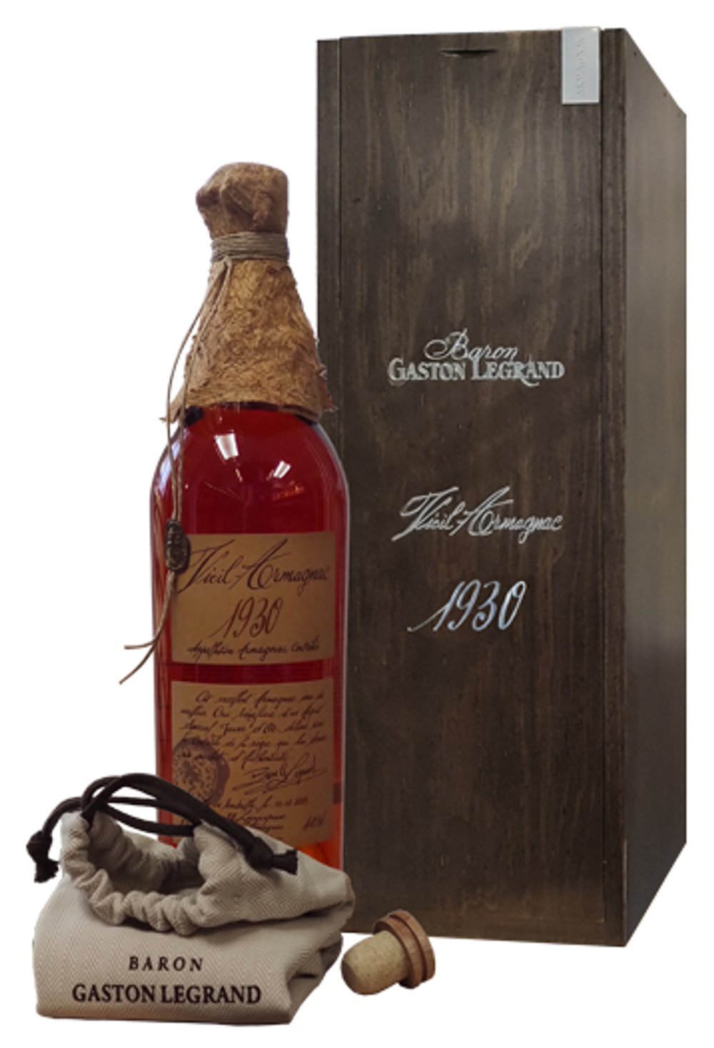 Арманьяк Baron G. Legrand 1930 Bas Armagnac п/уп (дерево), 0.7 л