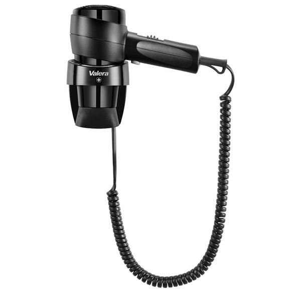Настенный фен с держателем Valera Action Super Plus 1600 All Black (542.06/038A ALL BLACK)