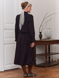 Юбка бохо вельветовая миди