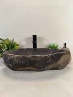 Раковина из речного камня RS-65619 56*35*15 0862