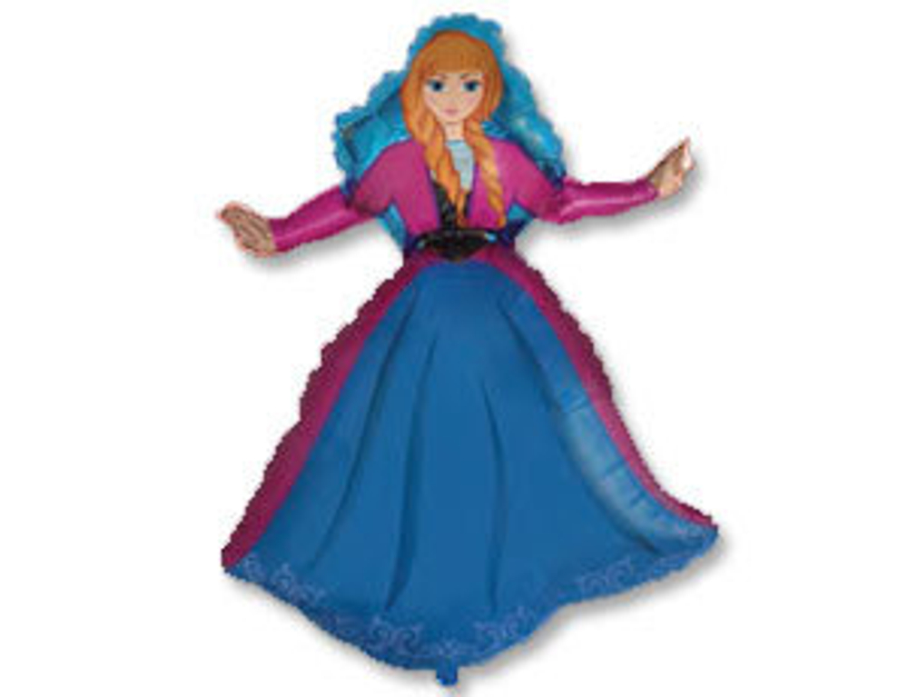 Шар фольга "Принцесса Алина" 99 х 69 см