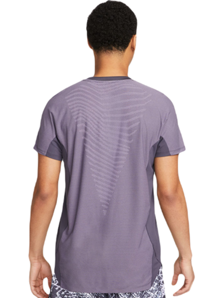 Теннисное поло Nike Dri-Fit Advantage Slam Tennis Polo - gridiron/white - Purple