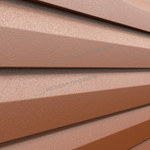 Сайдинг металлический Корабельная доска VIKING MP E-20 0,5мм RALL 8004-Медно-Коричневый