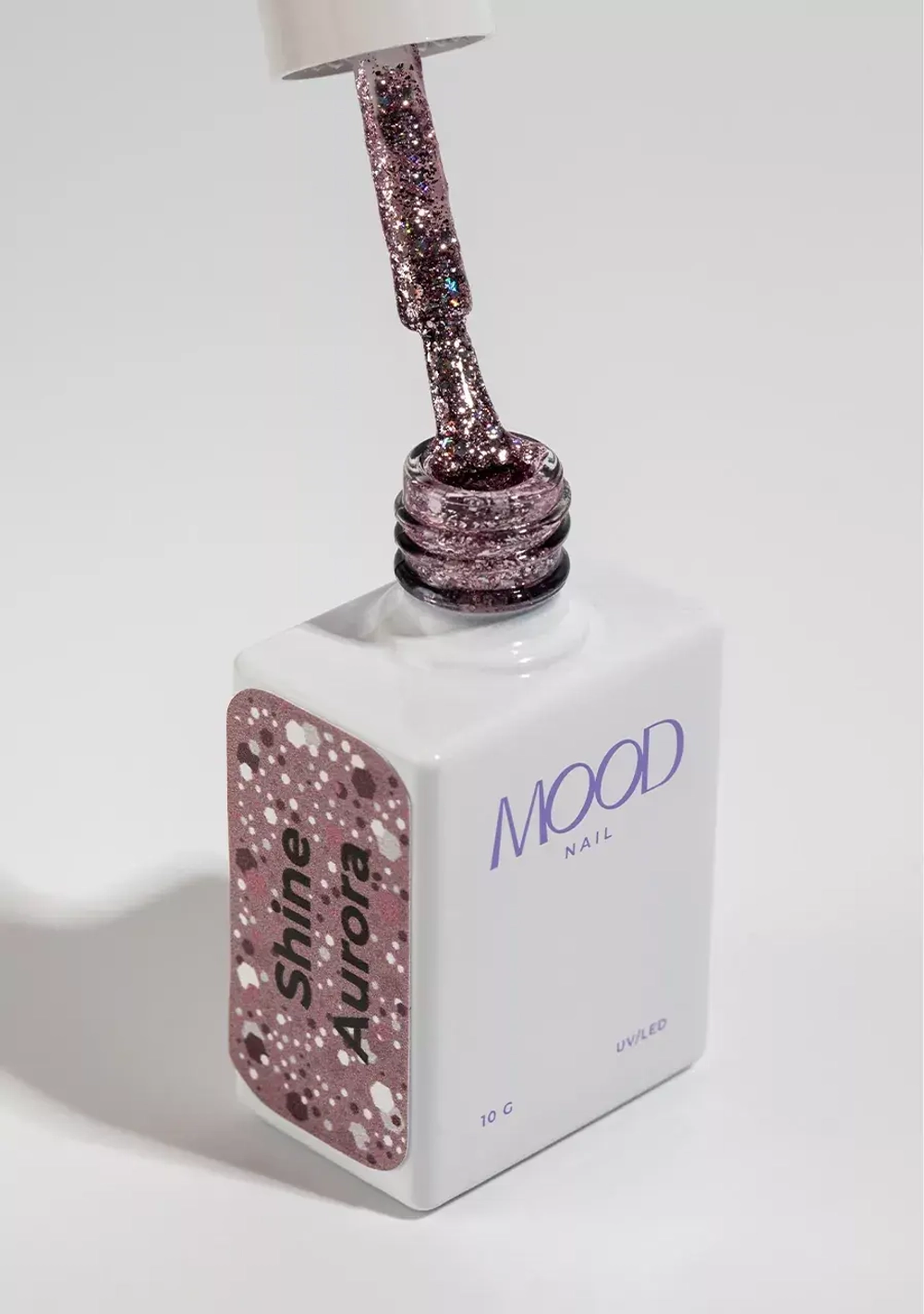 Гель-лак MOODNAIL Shine Aurora, 10г