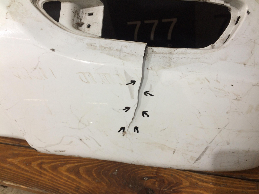 Бампер задний Hyundai Solaris 1 (RB) 10-14 Б/У Оригинал 866114L200