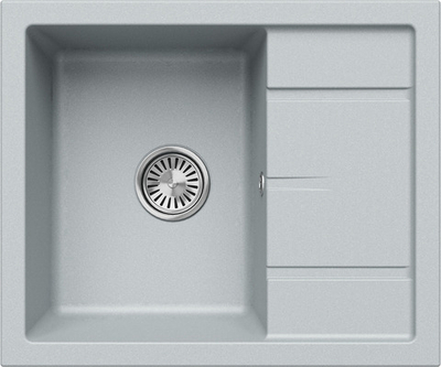 Мойка TOLERO R-107 платина (серый)