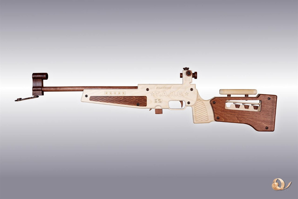 Винтовка BIATHLON от TARG - деревянный конструктор, сборная модель оружия, 3d пазл