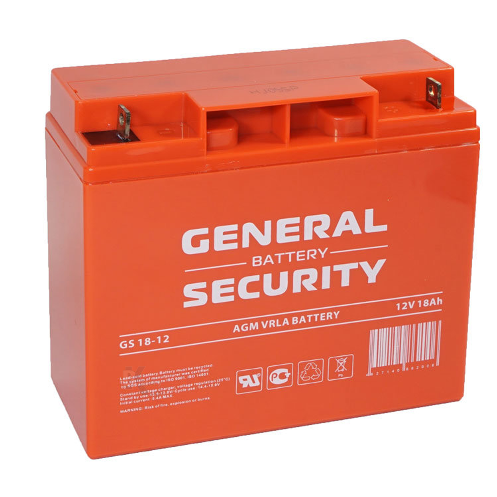 Аккумулятор General Security GS 18-12 (AGM)
