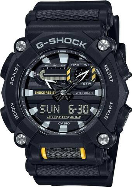 Японские наручные часы Casio G-SHOCK GA-900-1AER с хронографом