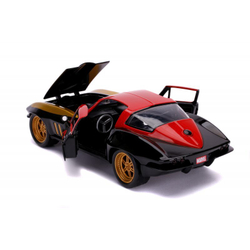 Avengers - автомобиль Chevy Corvette 1966 1:24 + фигурка Черной вдовы 3225014