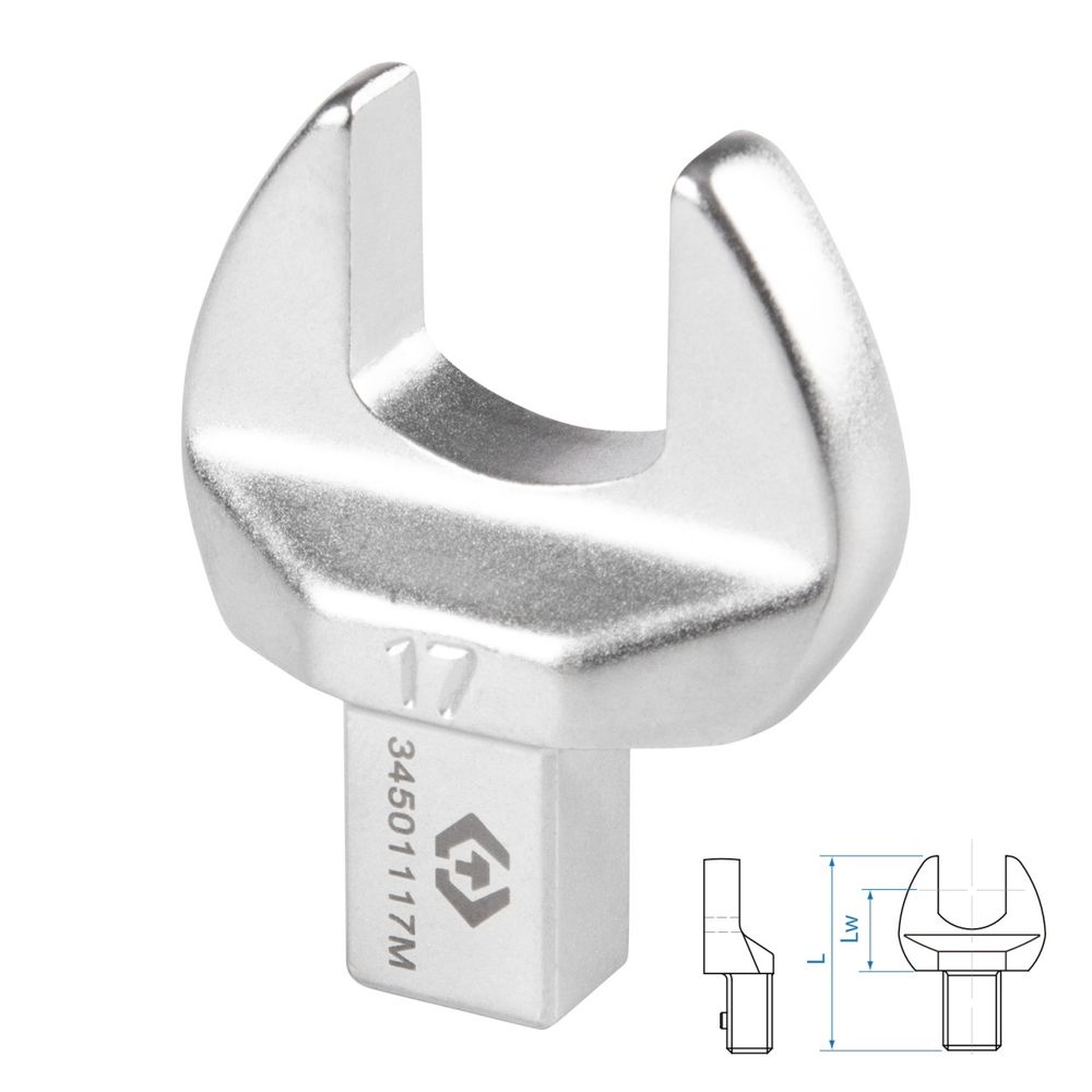 KING TONY (34501117M) Насадка рожковая серии "FIT", 17 мм, 9х12 мм