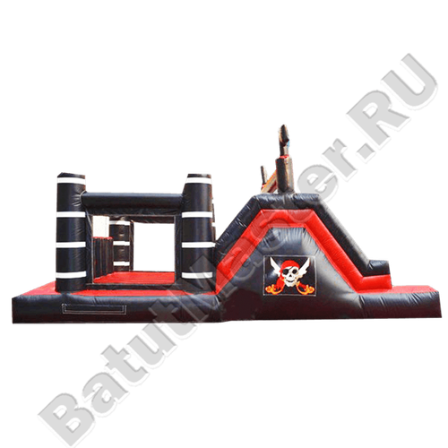 Коммерческий надувной батут "Черный пират"