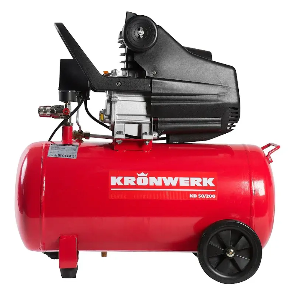 Kronwerk KD 50 200 воздушный компрессор 1,5 кВт, 50 л 58043
