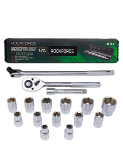 Набор инструментов 17пр1/2''(6гр)(10-27мм) RockForce##Rock FORCE RF-4172-5