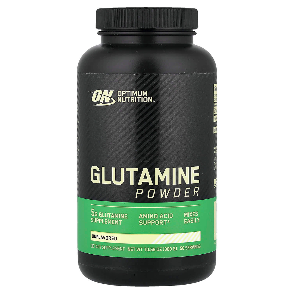 Optimum Nutrition, глутамин в порошке, без вкусовых добавок, 300 г (10,58 унции)