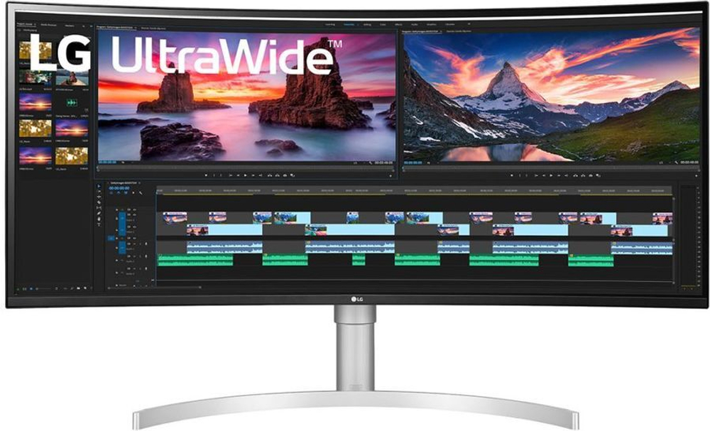 Монитор LG 38" UltraWide 38WN95C-W , белый