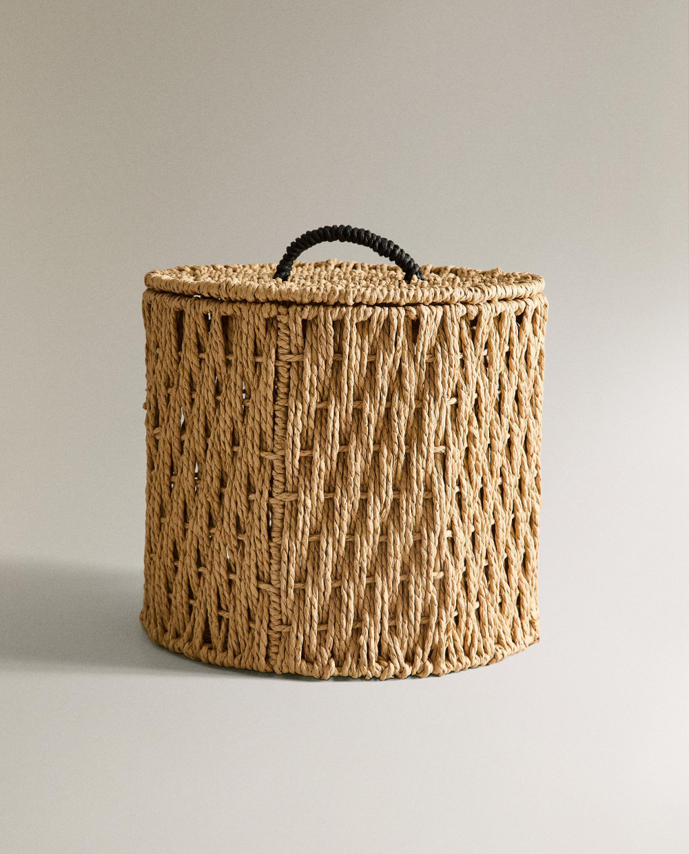Zara Home Корзина из нержавеющей стали, цвет бежевый, 26 см