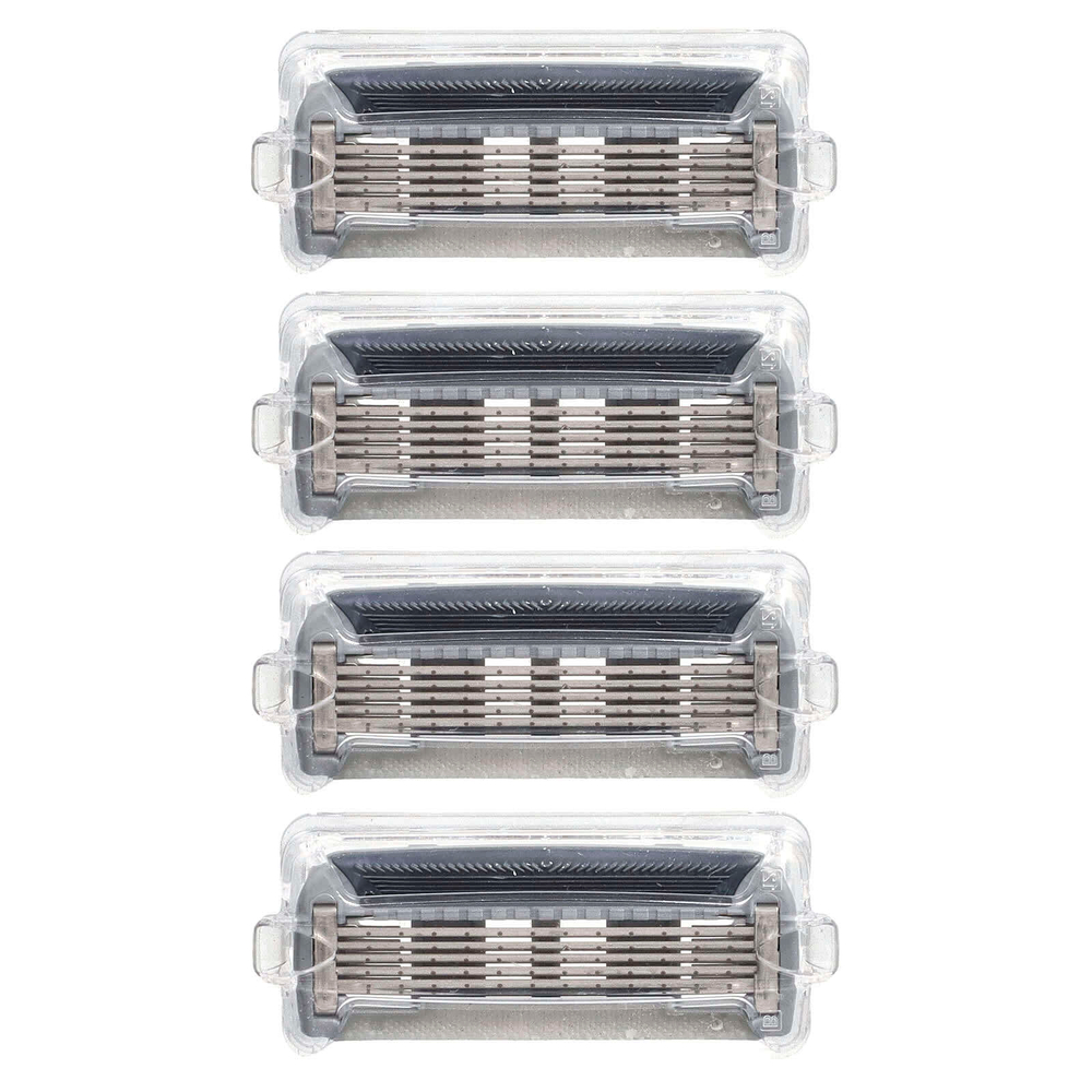 Bulldog Skincare For Men, Original Steel Blades, запасной блок, 4 шт.