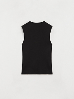 Massimo Dutti Жилет без рукавов, черный