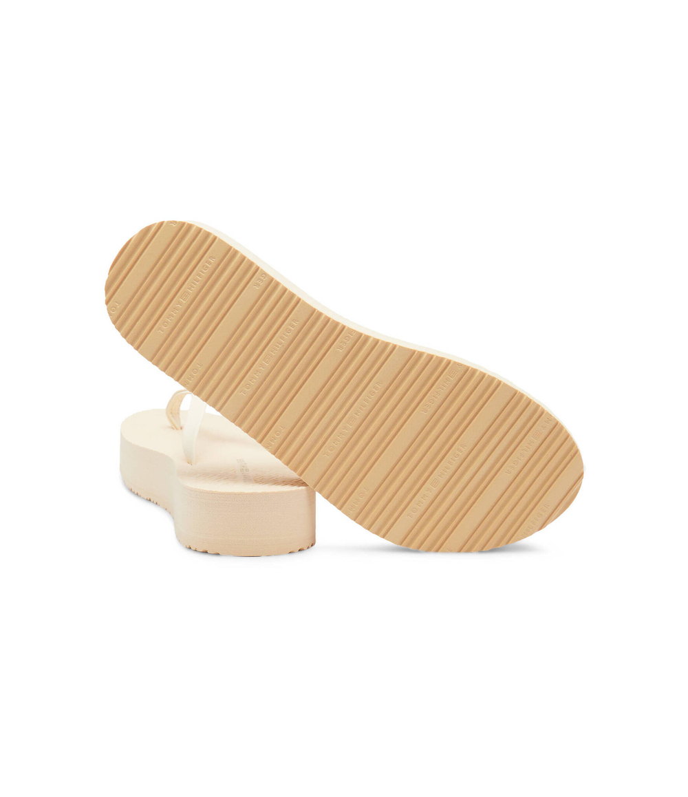 Вьетнамки MONOGRAM BEACH Tommy Hilfiger - экрю(FW0FW07854)