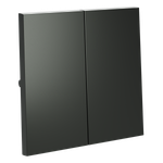 Клавиши для выключателя/переключателя двухклавишного, S70 (титан)