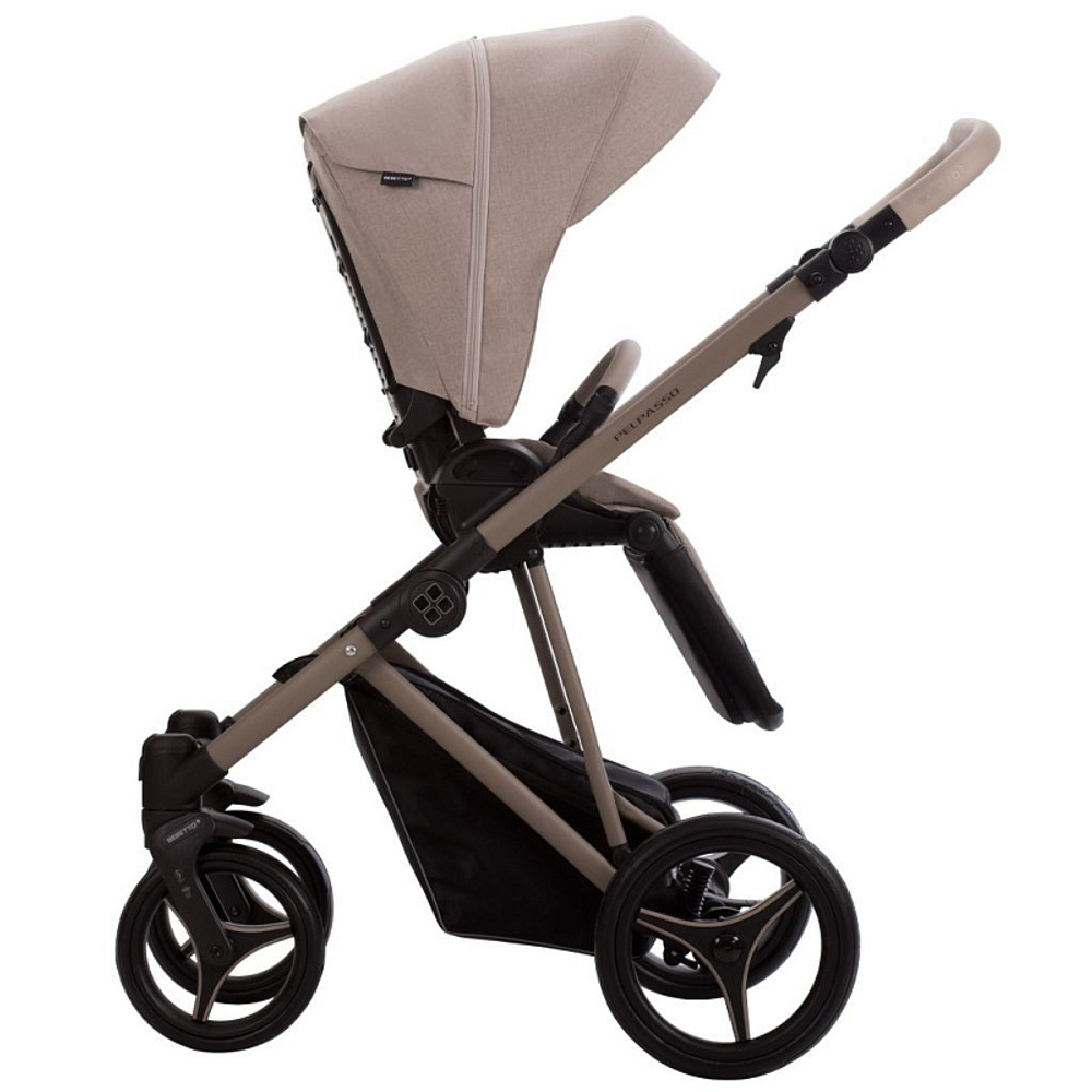 Детская коляска Bebetto Pelpasso 3 в 1 с автокреслом Avionaut Cosmo 01 св.бежевый