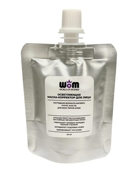 Осветляющая маска-корректор, ТМ WOM