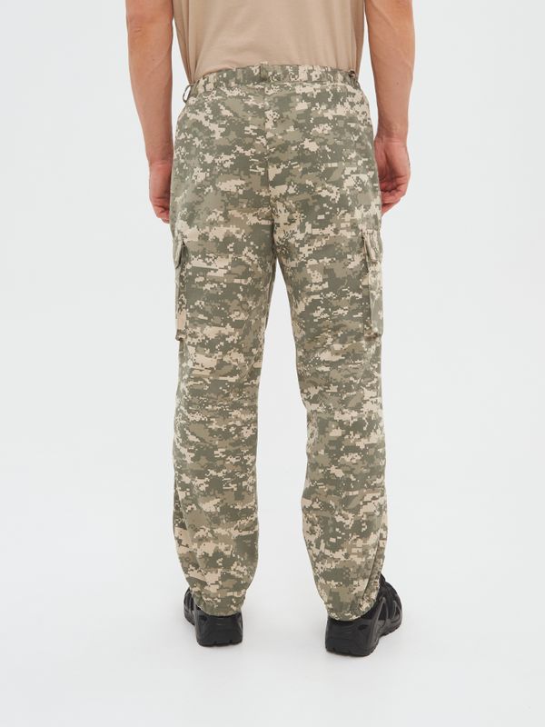 Брюки летние Антигнус ткань Смесовая цвет 128/2 (светлый пиксель)